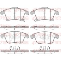 1249.22 REMSA Комплект гальмівних колодок дисковий гальм