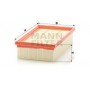 C 2485/2 MANN-FILTER Повітряний фільтр