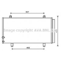 TO5698D AVA QUALITY COOLING Конденсатор кондиціонера