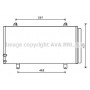 TO5698D AVA QUALITY COOLING Конденсатор кондиціонера