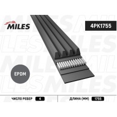4PK1755 MILES Поліклиновий ремінь