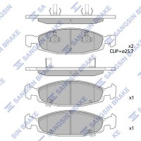 SP4257 Hi-Q Комплект гальмівних колодок дисковий гальм