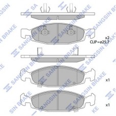 SP4257 Hi-Q Комплект гальмівних колодок дисковий гальм SP4257 Hi-Q Комплект гальмівних колодок дисковий гальм