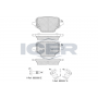 182347 ICER Комплект гальмівних колодок дисковий гальм