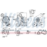 93080 NISSENS Компресор наддуву