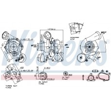 93080 NISSENS Компресор наддуву