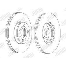 562382JC-1 JURID Гальмівний диск