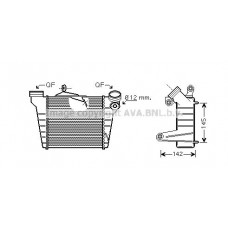 STA4036 AVA QUALITY COOLING Интеркулер