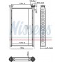 707209 NISSENS Теплообмінник обігрів салону