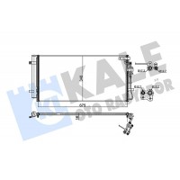 345475 KALE OTO RADYATÖR Конденсатор кондиціонера