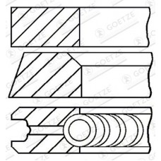 08-318706-10 GOETZE ENGINE Комплект поршневих кілець