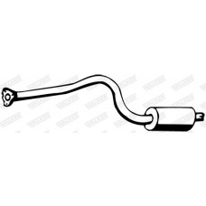 12337 WALKER Глушник вихлопних газів кінцевий