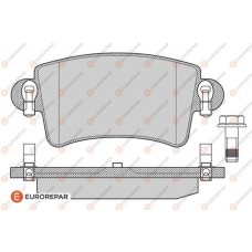 1617258980 EUROREPAR Комплект гальмівних колодок дисковий гальм