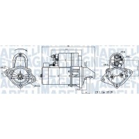 063720519010 MAGNETI MARELLI Стартер