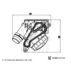 ADBP210155 BLUE PRINT Корпус, Масляний фільтр
