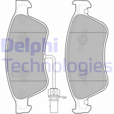LP2072 DELPHI Комплект гальмівних колодок дисковий гальм