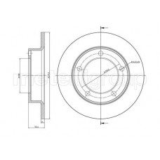 23-0206 METELLI Гальмівний диск