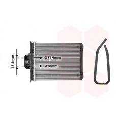 37006217 VAN WEZEL Теплообмінник обігрів салону