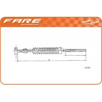 19024 FARE SA Тросик, cтояночный тормоз