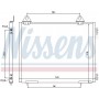 94327 NISSENS Конденсатор кондиціонера