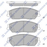 SP1590 Hi-Q Комплект гальмівних колодок дисковий гальм