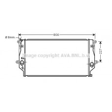 TO2401 AVA QUALITY COOLING Радіатор охолодження двигуна