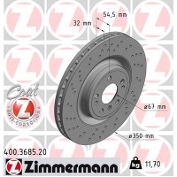 400.3685.20 ZIMMERMANN Гальмівний диск
