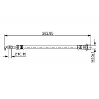 1 987 481 643 BOSCH Гальмівний шланг