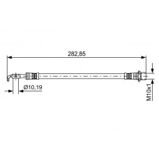 1 987 481 643 BOSCH Гальмівний шланг