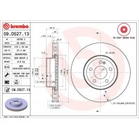 09.D527.13 BREMBO Гальмівний диск