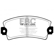DP317 EBC Brakes Комплект гальмівних колодок дисковий гальм