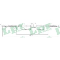 C0062B LPR Тросик, cтояночный тормоз