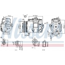 890199 NISSENS Компресор кондиціонера