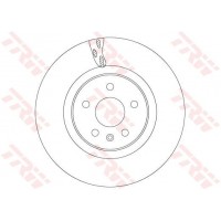 DF6700S TRW Гальмівний диск