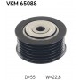 VKM 65088 SKF Паразитный / ведущий ролик, Поліклиновий ремінь