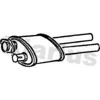 210060 KLARIUS Середній глушник вихлопних газів