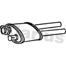 210060 KLARIUS Середній глушник вихлопних газів