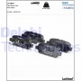 LP1807 DELPHI Комплект гальмівних колодок дисковий гальм