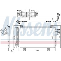 940775 NISSENS Конденсатор кондиціонера