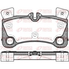 1346.00 REMSA Комплект гальмівних колодок дисковий гальм