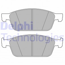 LP3672 DELPHI КомплеК т гальмівних колодок, дискове гальмо