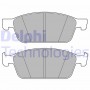 LP3672 DELPHI КомплеК т гальмівних колодок, дискове гальмо