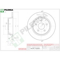5289 PILENGA Гальмівний диск