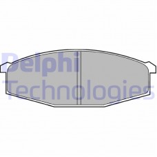 LP373 DELPHI Комплект гальмівних колодок дисковий гальм