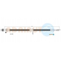 121291 ADRIAUTO HONDA шланг гальм пер. лев. Accord 98-