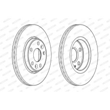 DDF1978C FERODO Гальмівний диск
