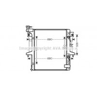MT2205 AVA QUALITY COOLING Радіатор охолодження двигуна