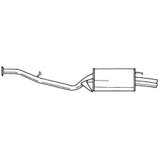 23618 SIGAM Глушник вихлопних газів кінцевий