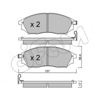 822-819-0 CIFAM Комплект гальмівних колодок дисковий гальм