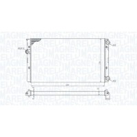 350213191100 MAGNETI MARELLI Радіатор охолодження двигуна